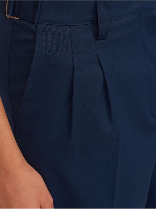 DILVIN Short Taille Haute À Ceinture Et Jambe Large - Kiabi