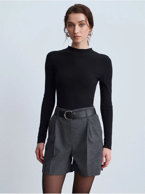 DILVIN Short Tailleur À Taille Haute Et Ceinture - Kiabi DILVIN Short Tailleur À Taille Haute Et Ceinture - Kiabi
