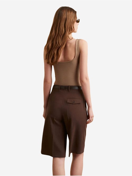 DILVIN Short Tailleur À Taille Haute Et Jambe Large - Kiabi DILVIN Short Tailleur À Taille Haute Et Jambe Large - Kiabi