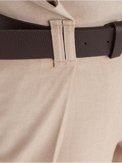 DILVIN Short Tailleur En Crêpe Avec Ceinture - Kiabi