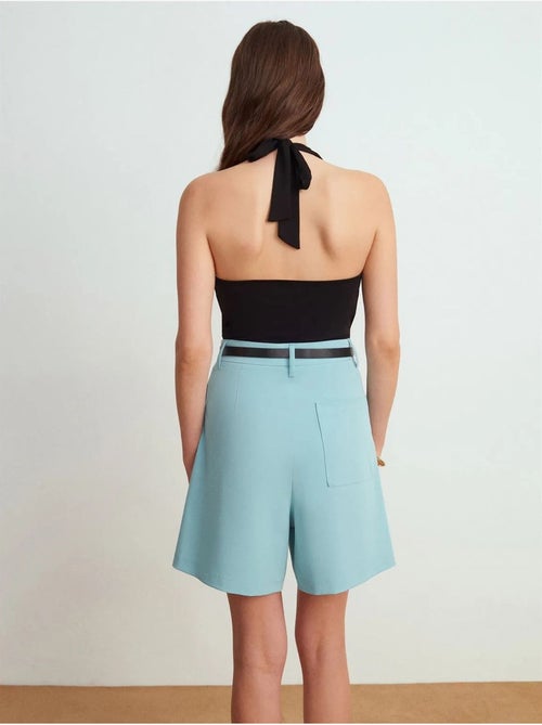 DILVIN Short Tailleur Taille Haute À Jambe Large - Kiabi