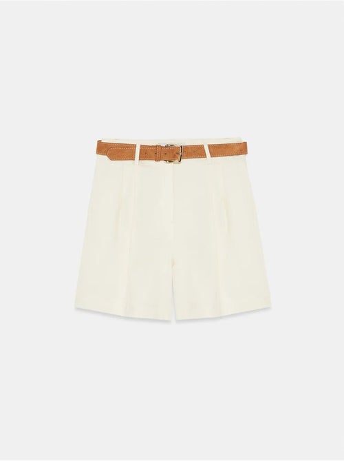 DILVIN Short Tailleur Taille Haute À Jambe Large - Kiabi DILVIN Short Tailleur Taille Haute À Jambe Large - Kiabi