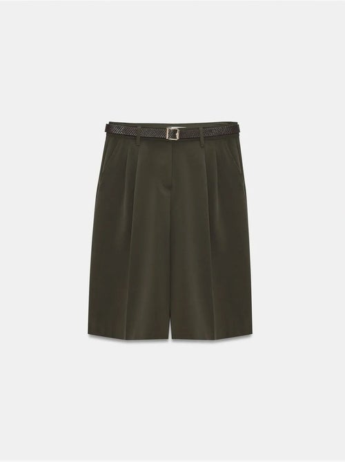 DILVIN Short Tailleur Tissé À Taille Haute Et Ceinture - Kiabi DILVIN Short Tailleur Tissé À Taille Haute Et Ceinture - Kiabi