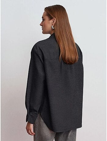DILVIN Surchemise En Maille Oversize À Manches Longues