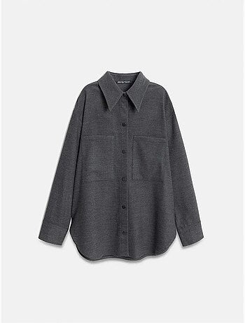 DILVIN Surchemise En Maille Oversize À Manches Longues