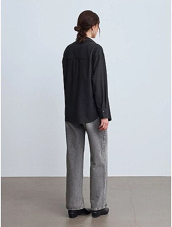 DILVIN Surchemise En Maille Oversize À Manches Longues