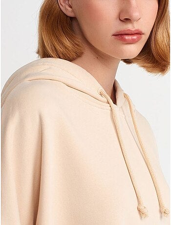 Dilvin sweat à capuche oversize en coton