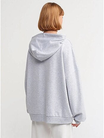 DILVIN Sweat À Capuche Oversize En Coton