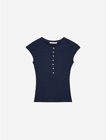 DILVIN T-shirt Ajusté En Jersey De Coton À Col Rond