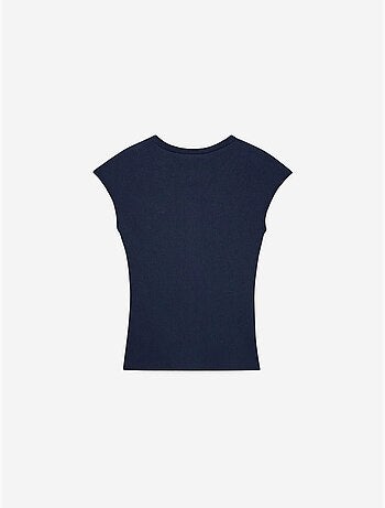 DILVIN T-shirt Ajusté En Jersey De Coton À Col Rond