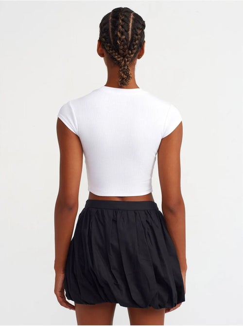 DILVIN T-shirt court ajusté brodé - Kiabi