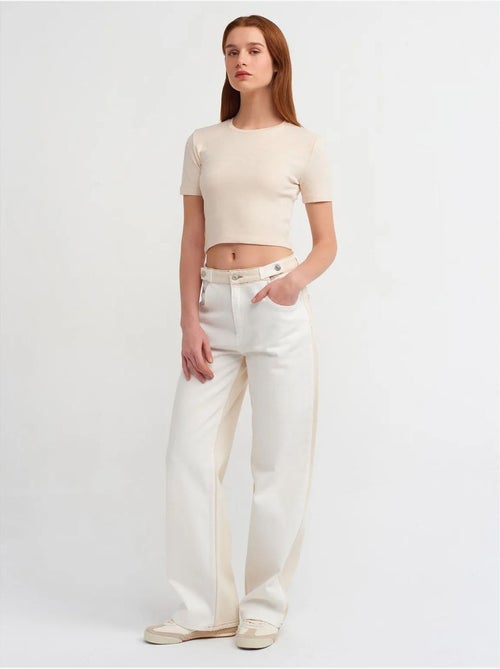 Dilvin t-shirt court femme coupe ajustée - Kiabi Dilvin t-shirt court femme coupe ajustée - Kiabi