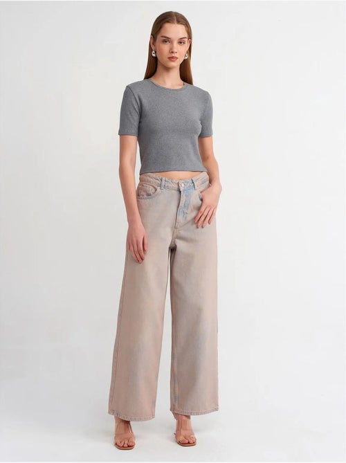 DILVIN T-shirt Court Femme Coupe Ajustée - Kiabi