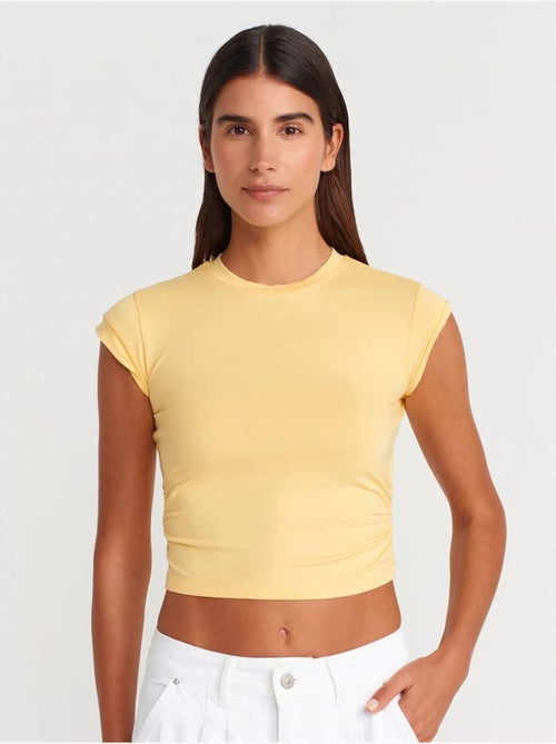 DILVIN T-shirt Court Sans Manches Femme - Kiabi DILVIN T-shirt Court Sans Manches Femme - Kiabi