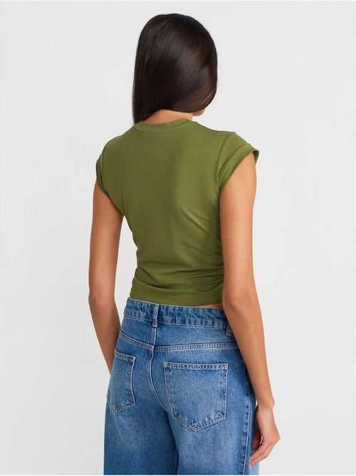 DILVIN T-shirt Court Sans Manches Femme - Kiabi DILVIN T-shirt Court Sans Manches Femme - Kiabi