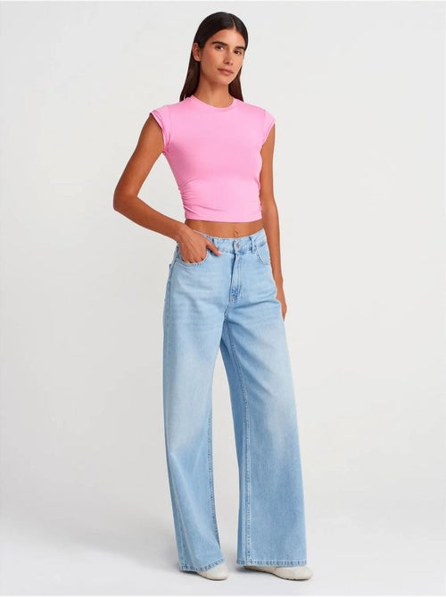 DILVIN T-shirt Court Sans Manches Femme - Kiabi DILVIN T-shirt Court Sans Manches Femme - Kiabi