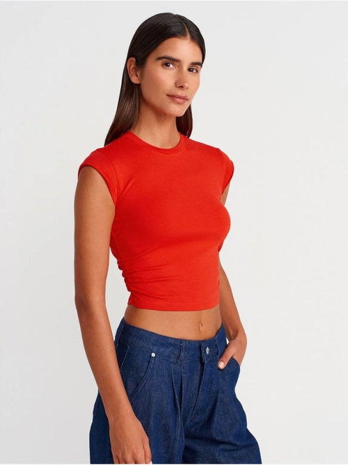 DILVIN T-shirt Court Sans Manches Femme - Kiabi
