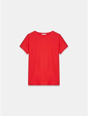 DILVIN T-shirt Femme À Col Rond Et Manches Courtes