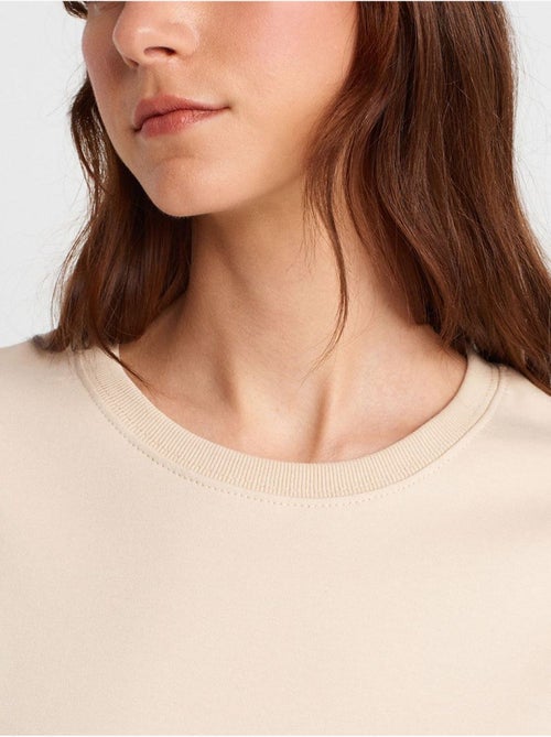 DILVIN T-shirt Femme En Coton À Col Rond - Kiabi DILVIN T-shirt Femme En Coton À Col Rond - Kiabi
