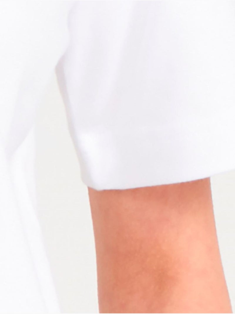 DILVIN T-shirt Femme En Coton À Col Rond Blanc - Kiabi