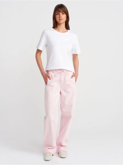 DILVIN T-shirt Femme En Coton À Col Rond - Kiabi DILVIN T-shirt Femme En Coton À Col Rond - Kiabi