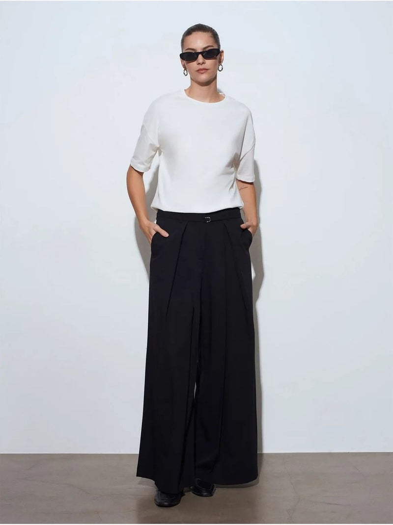 DILVIN T-shirt Femme En Coton À Col Rond Blanc - Kiabi