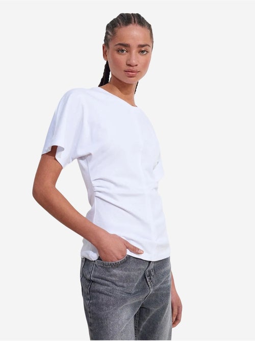 DILVIN T-shirt Femme En Coton À Col Rond - Kiabi DILVIN T-shirt Femme En Coton À Col Rond - Kiabi
