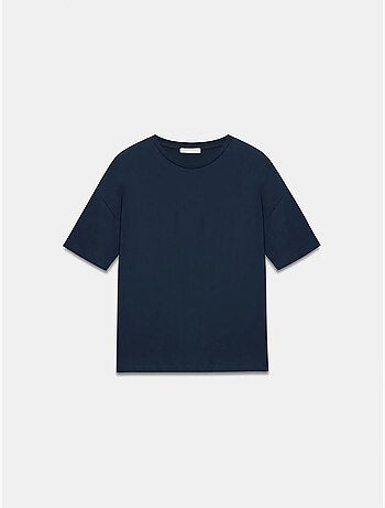 DILVIN T-shirt Femme En Coton À Col Rond
