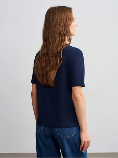 DILVIN T-shirt Femme En Coton À Col Rond - Kiabi