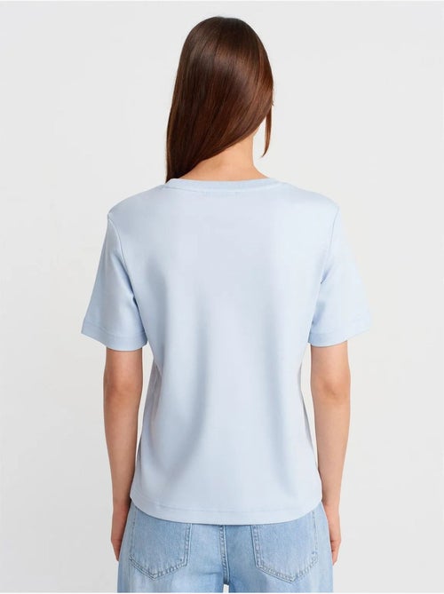 DILVIN T-shirt Femme En Coton À Col Rond - Kiabi