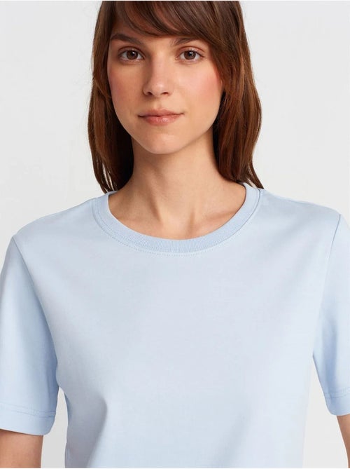 DILVIN T-shirt Femme En Coton À Col Rond - Kiabi