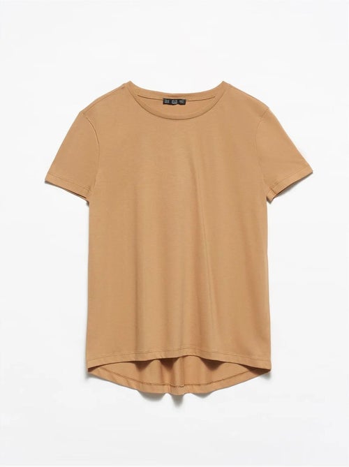 DILVIN T-shirt Femme En Coton À Col Rond - Kiabi DILVIN T-shirt Femme En Coton À Col Rond - Kiabi