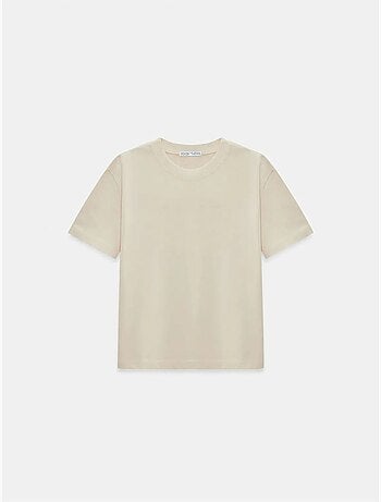DILVIN T-shirt Femme En Coton À Col Rond