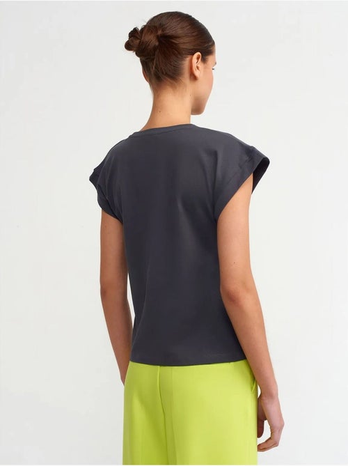 DILVIN T-shirt Femme En Coton À Col Rond - Kiabi