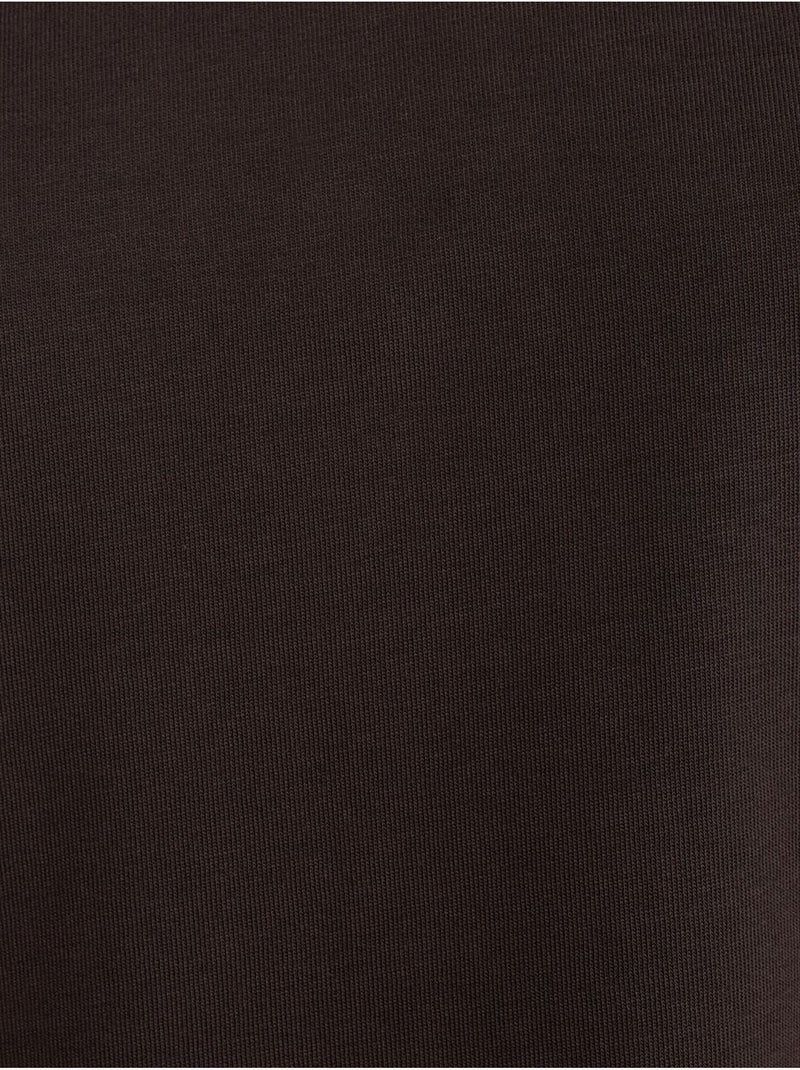 Dilvin t-shirt femme en coton à col rond Gris Noir - Kiabi