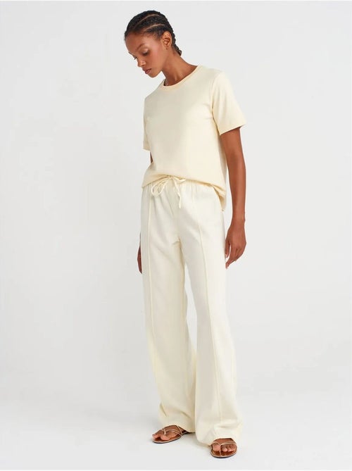 DILVIN T-shirt Femme En Coton À Col Rond - Kiabi DILVIN T-shirt Femme En Coton À Col Rond - Kiabi