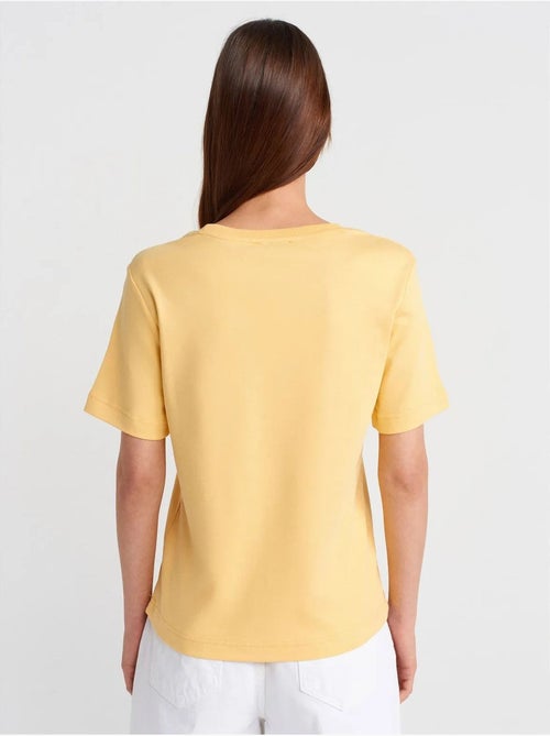 DILVIN T-shirt Femme En Coton À Col Rond - Kiabi DILVIN T-shirt Femme En Coton À Col Rond - Kiabi