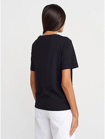 DILVIN T-shirt Femme En Coton À Col Rond