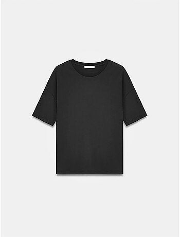 DILVIN T-shirt Femme En Coton À Col Rond