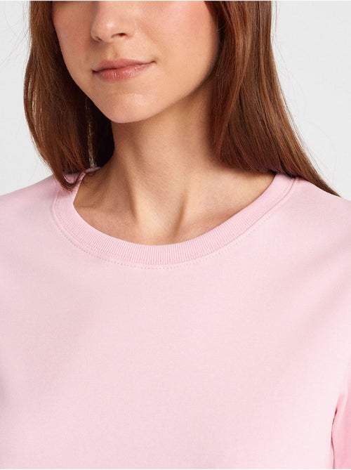 DILVIN T-shirt Femme En Coton À Col Rond - Kiabi DILVIN T-shirt Femme En Coton À Col Rond - Kiabi