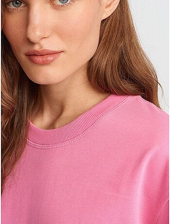 DILVIN T-shirt Femme En Coton À Col Rond