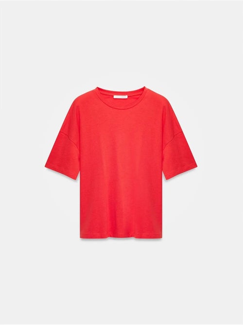DILVIN T-shirt Femme En Coton À Col Rond - Kiabi