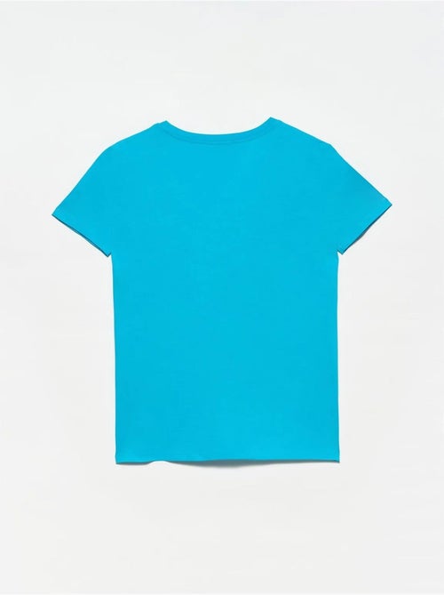 DILVIN T-shirt Femme En Coton À Col V - Kiabi
