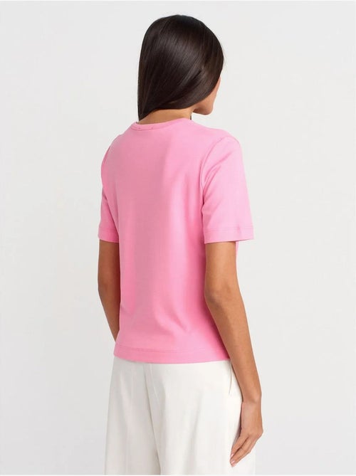 DILVIN T-shirt Femme En Coton Col V - Kiabi DILVIN T-shirt Femme En Coton Col V - Kiabi