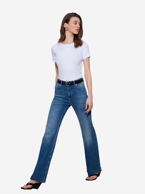 DILVIN T-shirt Femme Slim À Col Rond - Kiabi DILVIN T-shirt Femme Slim À Col Rond - Kiabi