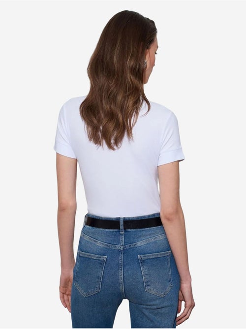 DILVIN T-shirt Femme Slim À Col Rond - Kiabi DILVIN T-shirt Femme Slim À Col Rond - Kiabi