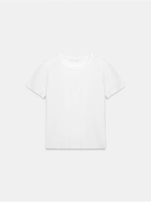 DILVIN T-shirt femme uni à col rond - Kiabi