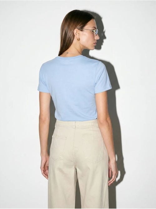 DILVIN T-shirt femme uni à col rond - Kiabi DILVIN T-shirt femme uni à col rond - Kiabi