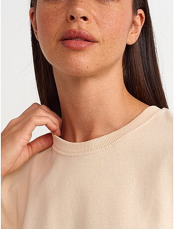 DILVIN T-shirt Oversize En Coton À Col Rond