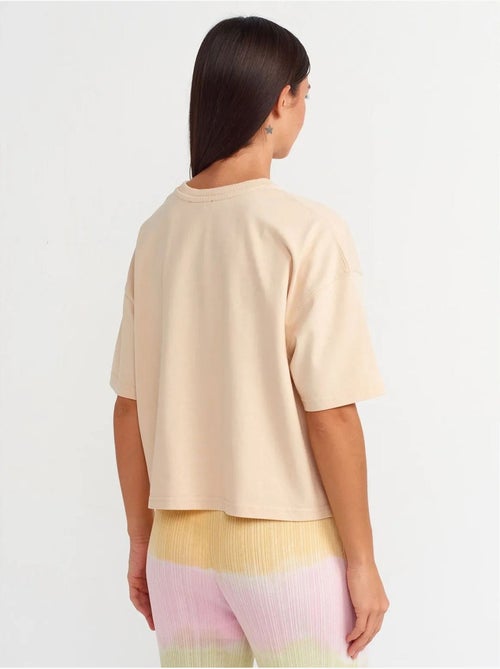DILVIN T-shirt Oversize En Coton À Col Rond - Kiabi DILVIN T-shirt Oversize En Coton À Col Rond - Kiabi